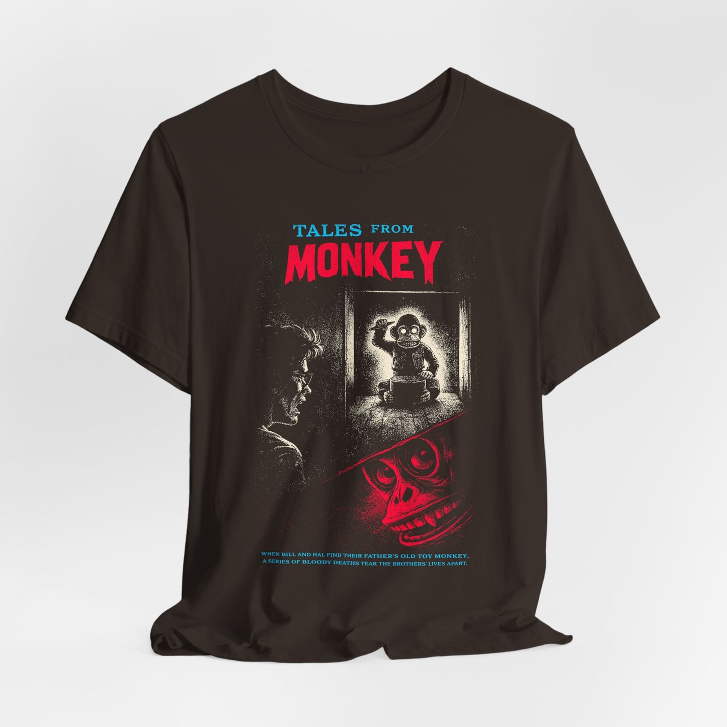 Tales From The Monkey Horror Movie T-Shirt | Unisex Graphic Short Sleeve Tee