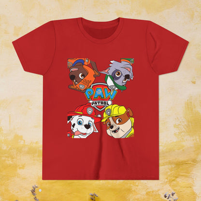 Paw Patrol T-shirt - Animation TV Series Youth Short Sleeve Tee