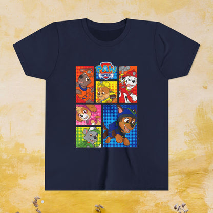 Paw Patrol T-shirt - Animation TV Series Youth Short Sleeve Tee