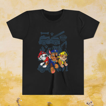 Paw Patrol T-shirt - Animation TV Series Youth Short Sleeve Tee