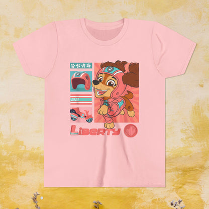 Liberty - Paw Patrol T-shirt - Animation TV Series Youth Short Sleeve Tee