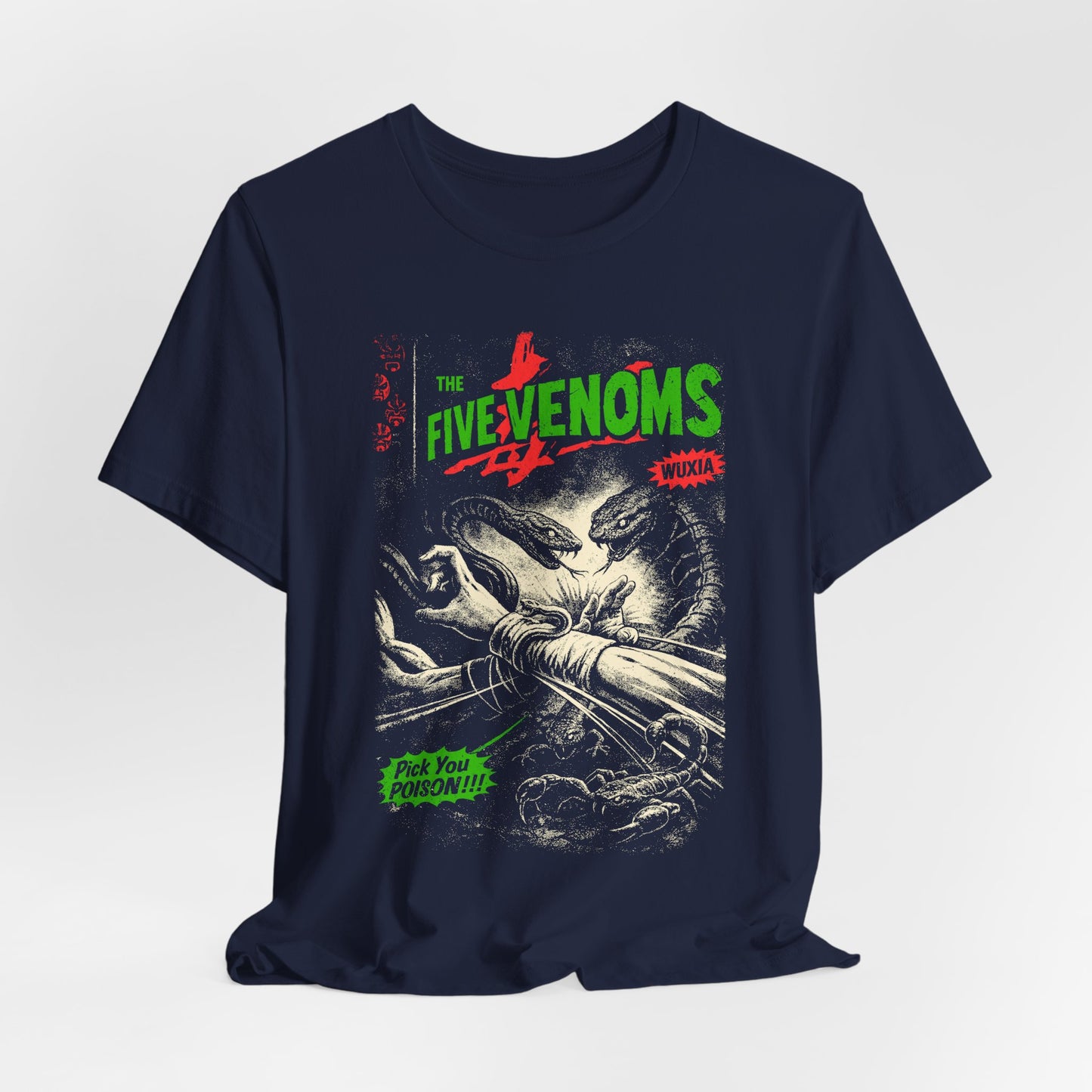 The Five Venoms Movie T-Shirt | Unisex Graphic Short Sleeve Tee