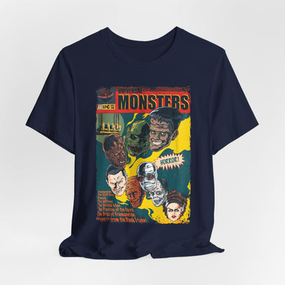 Universal Monsters Horror Movie | Unisex Graphic Short Sleeve Tee