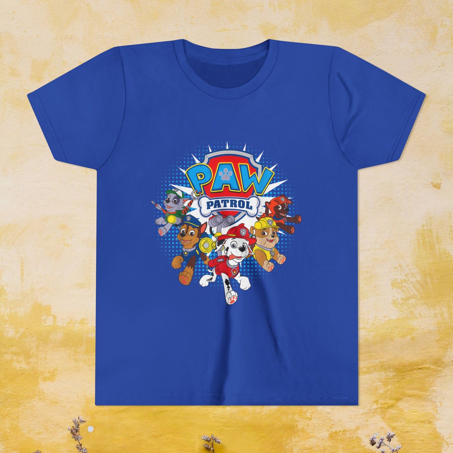 Paw Patrol T-shirt - Animation TV Series Youth Short Sleeve Tee