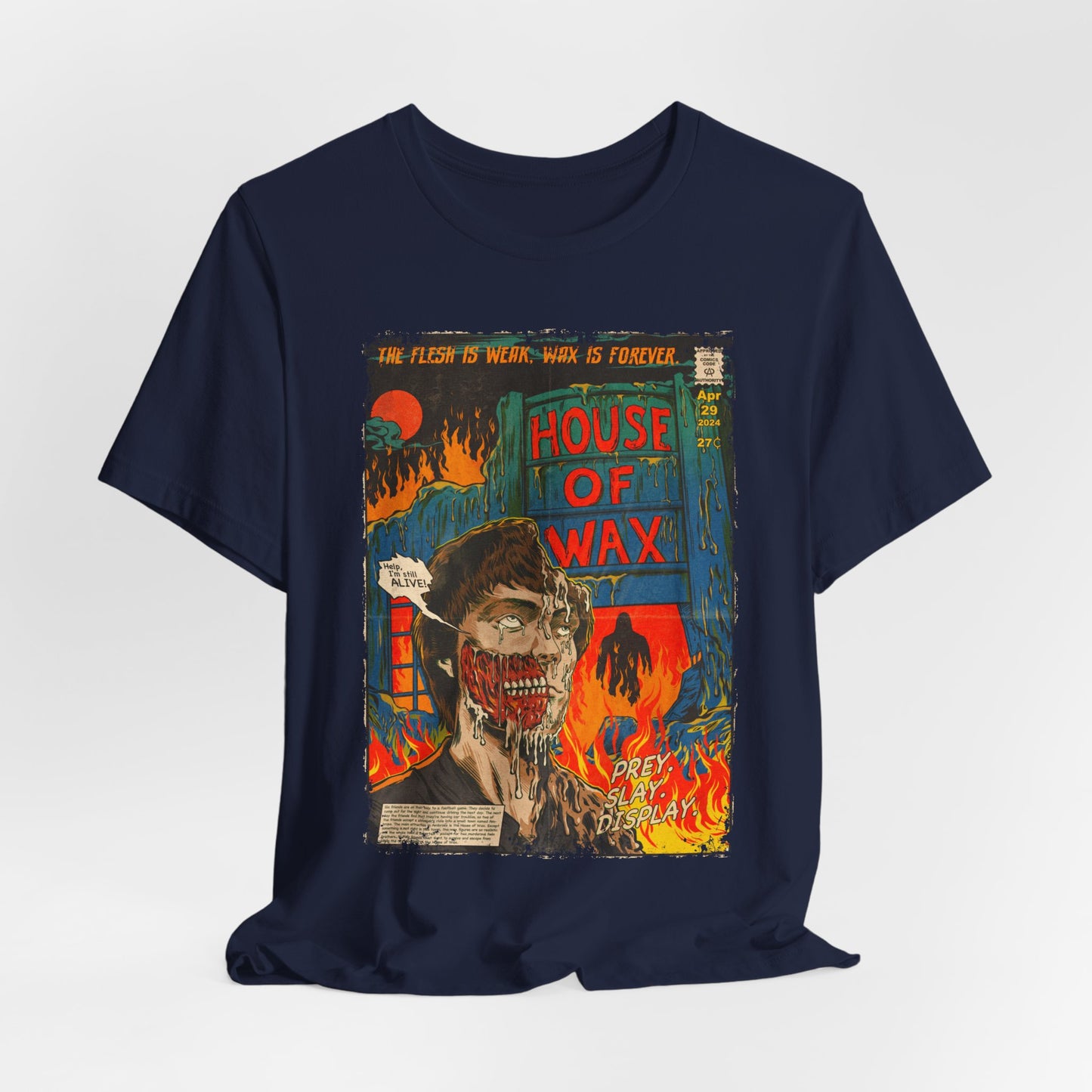 House of Wax Horror Movie | Unisex Graphic Short Sleeve Tee