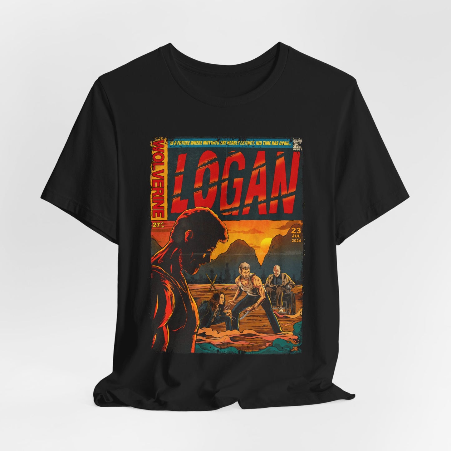 Logan X-Men Superhero Movie | Unisex Graphic Short Sleeve Tee