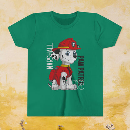 Marshall - Paw Patrol T-shirt - Animation TV Series Youth Short Sleeve Tee