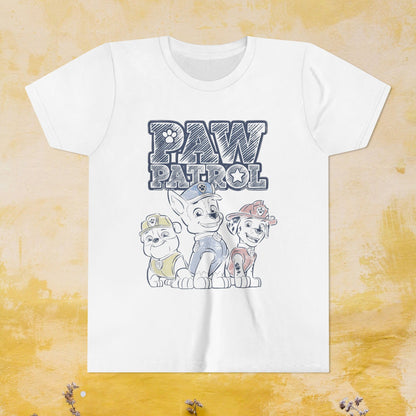 Paw Patrol T-shirt - Animation TV Series Youth Short Sleeve Tee