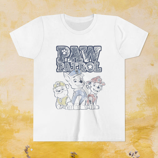 Paw Patrol T-shirt - Animation TV Series Youth Short Sleeve Tee