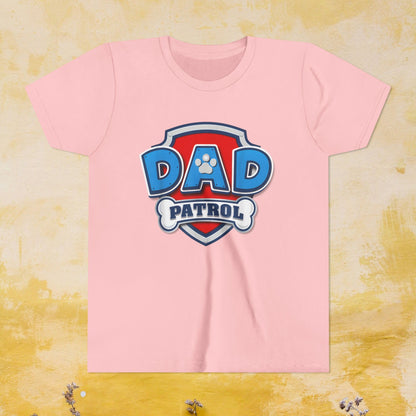 Dad Patrol - Paw Patrol Father's Day T-shirt - Animation TV Series Youth Short Sleeve Tee