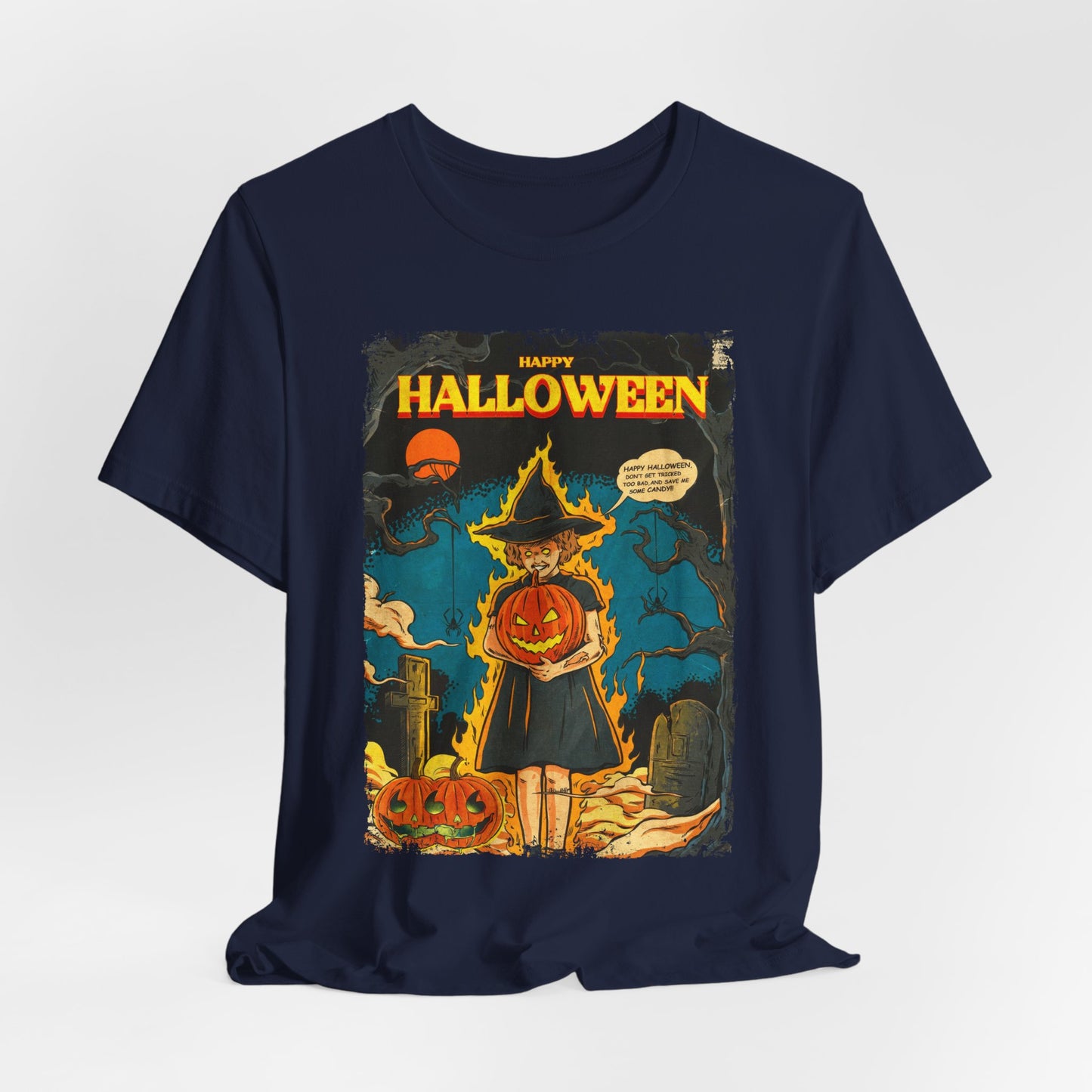 Happy Halloween Horror Movie | Unisex Graphic Short Sleeve Tee