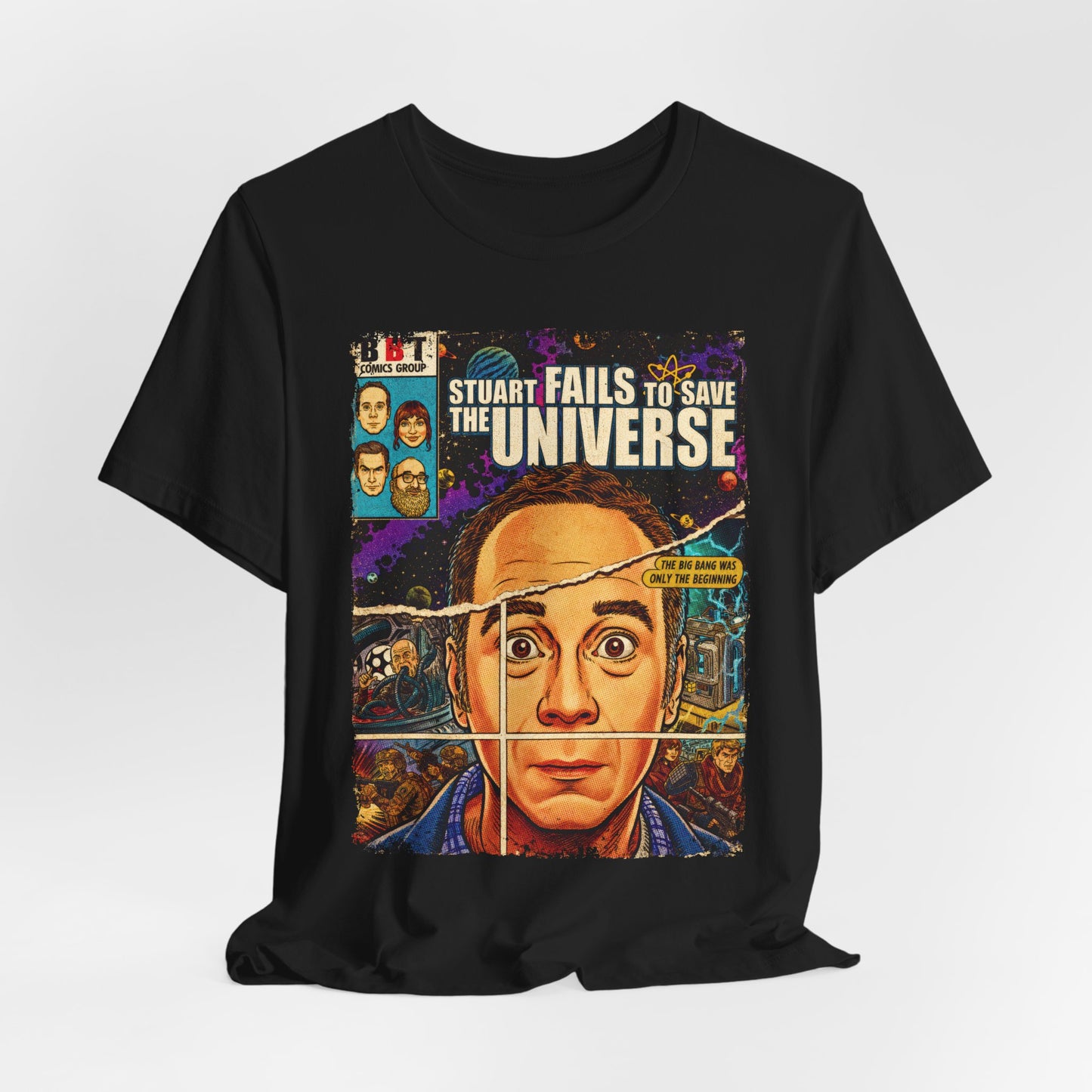 Stuart Fails to Save the Universe Movie | Unisex Graphic Short Sleeve Tee