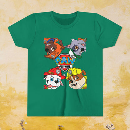 Paw Patrol T-shirt - Animation TV Series Youth Short Sleeve Tee
