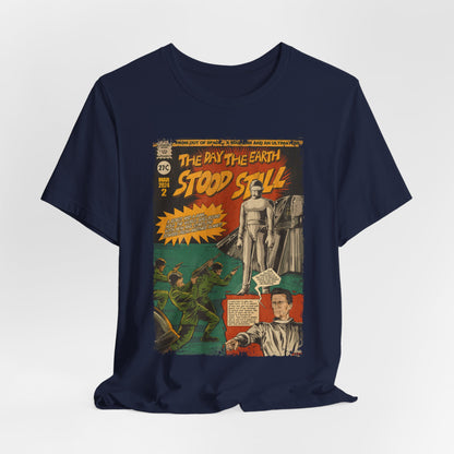 The Day The Earth Stood Still Horror Sci-fi Movie | Unisex Graphic Short Sleeve Tee