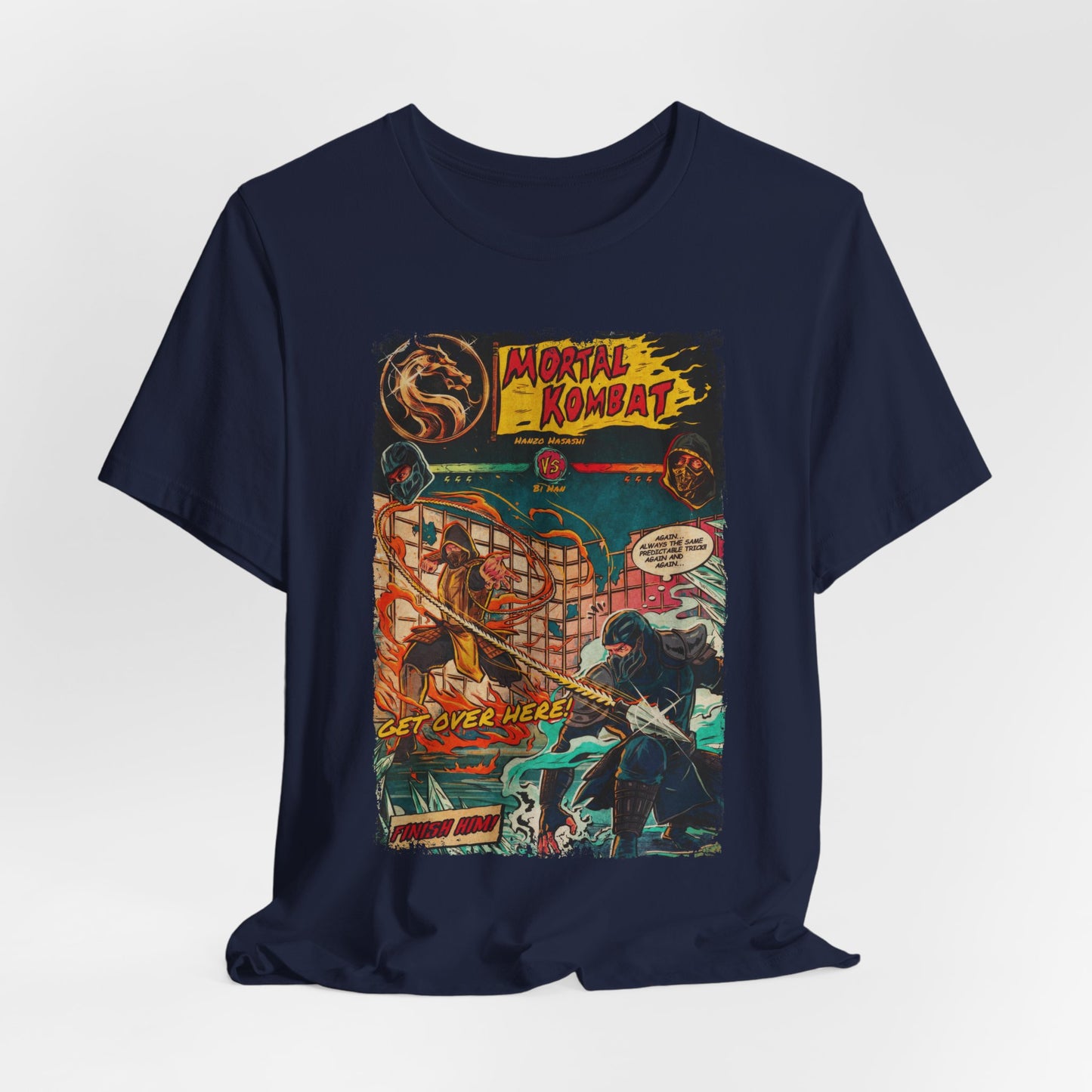 Mortal Kombat Action Video Game Movie | Unisex Graphic Short Sleeve Tee