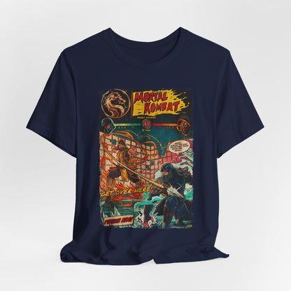 Mortal Kombat Action Video Game Movie | Unisex Graphic Short Sleeve Tee