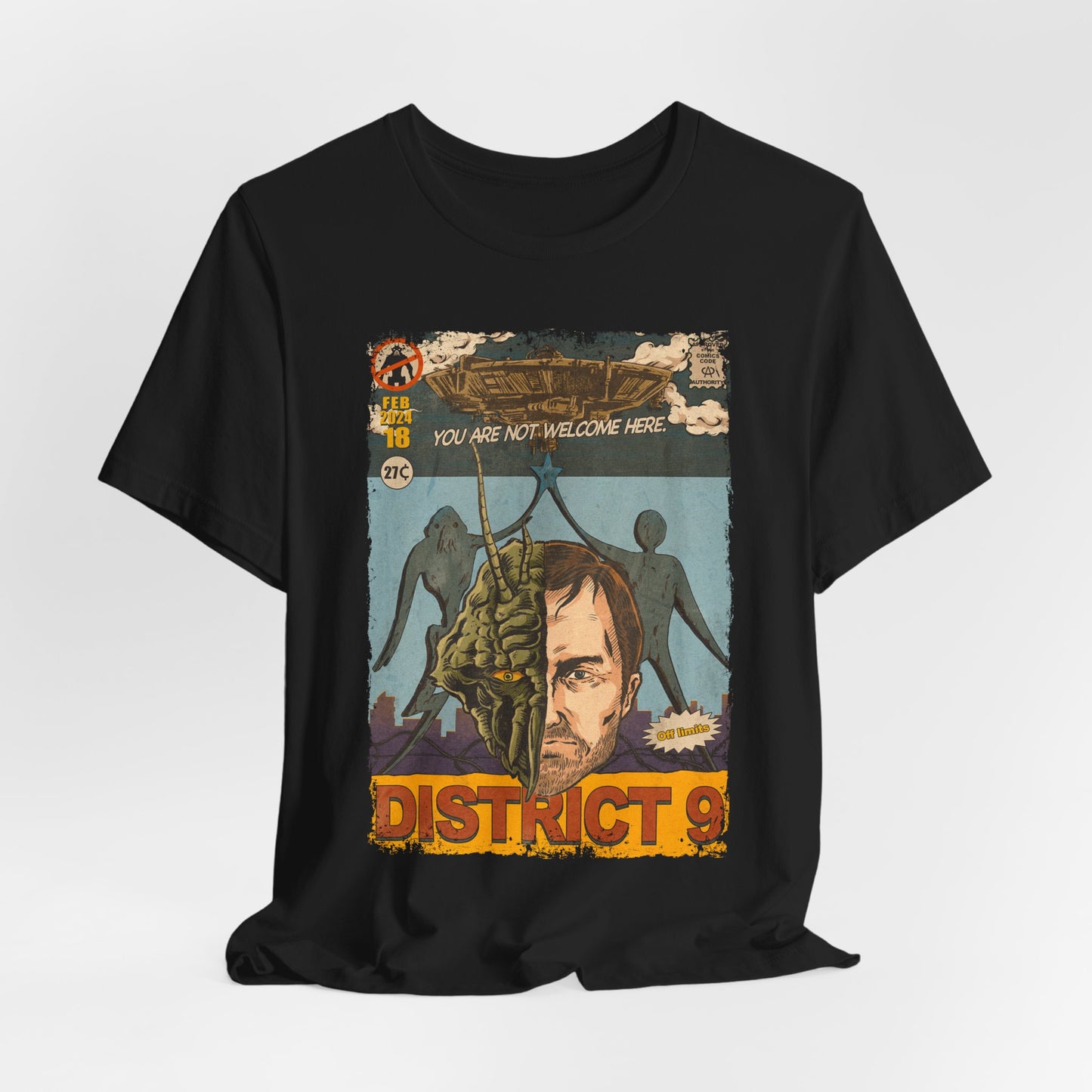 District 9 Horror Movie | Unisex Graphic Short Sleeve Tee