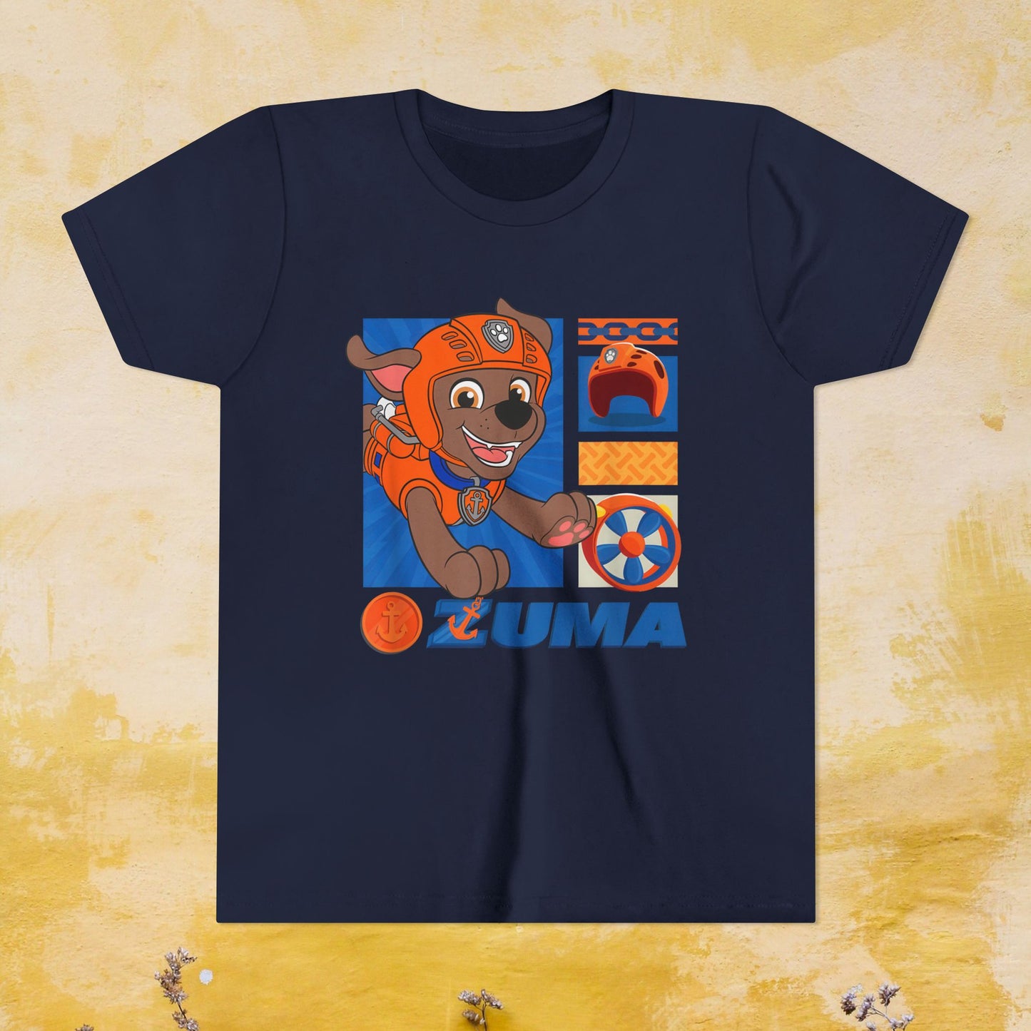 Zuma - Paw Patrol T-shirt - Animation TV Series Youth Short Sleeve Tee