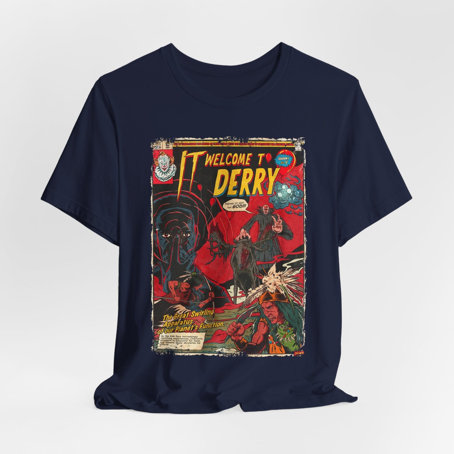 IT Welcome To Derry Horror TV Series | Unisex Graphic Short Sleeve Tee