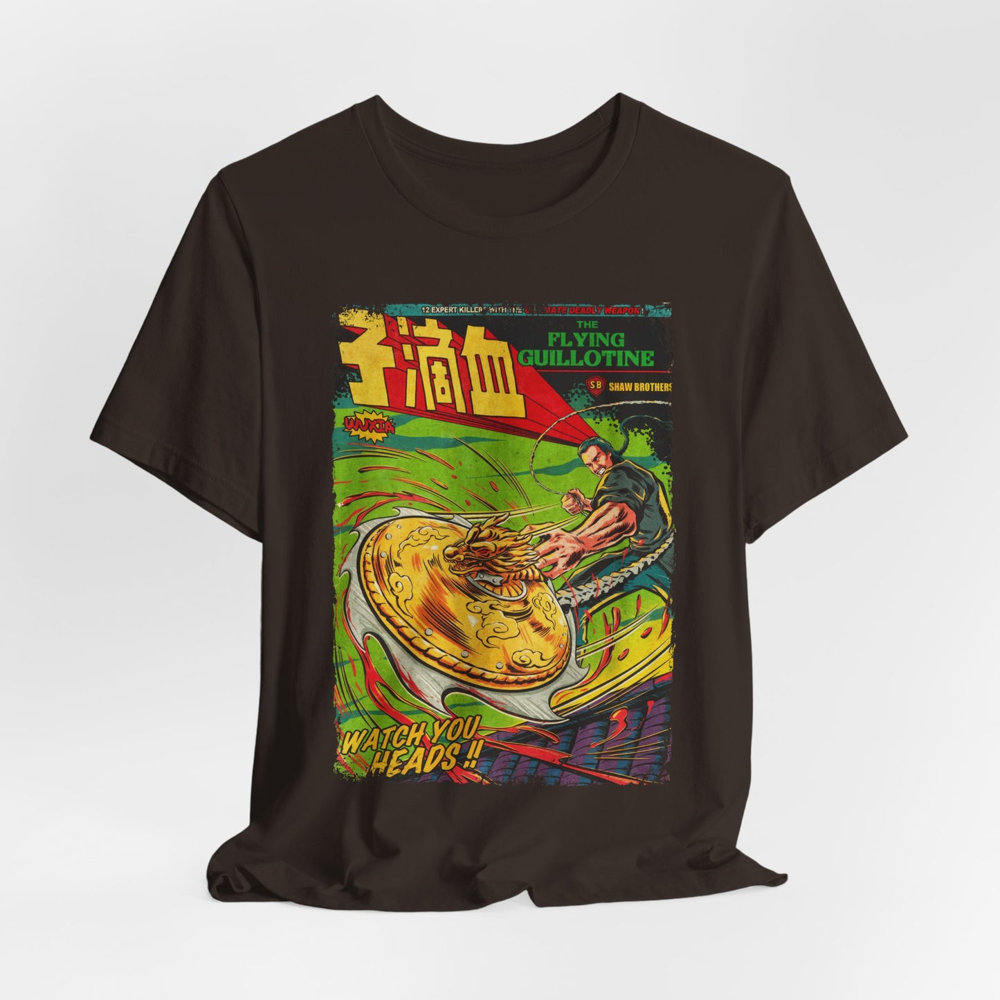 The Flying Guillotine Action Movie T-Shirt | Unisex Graphic Short Sleeve Tee