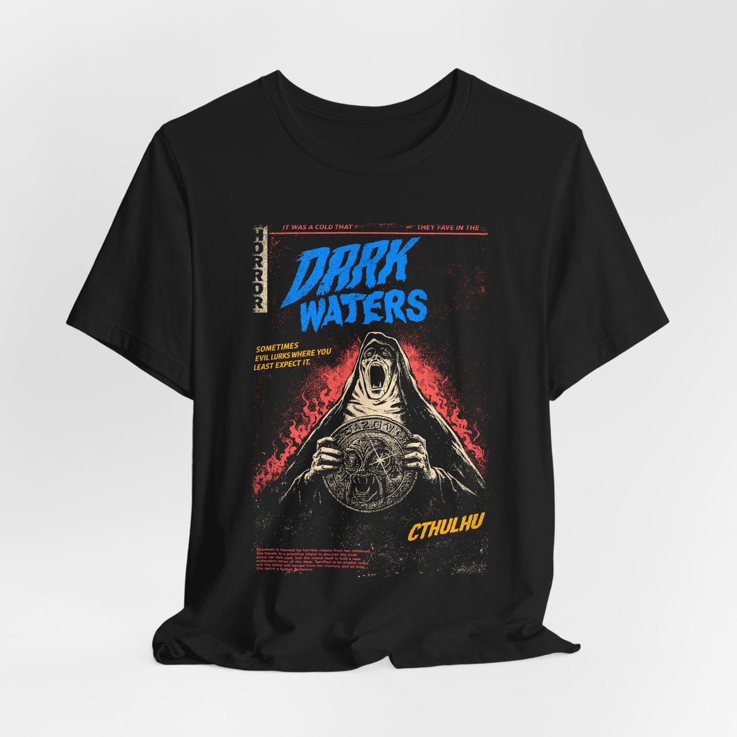 Dark Waters Horror Movie T-Shirt | Unisex Graphic Short Sleeve Tee