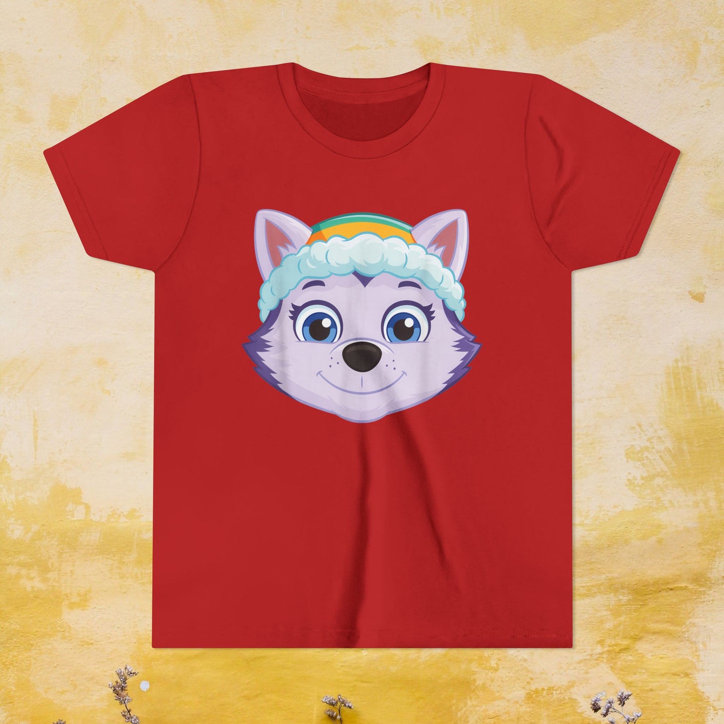 Everest - Paw Patrol T-shirt - Animation TV Series Youth Short Sleeve Tee