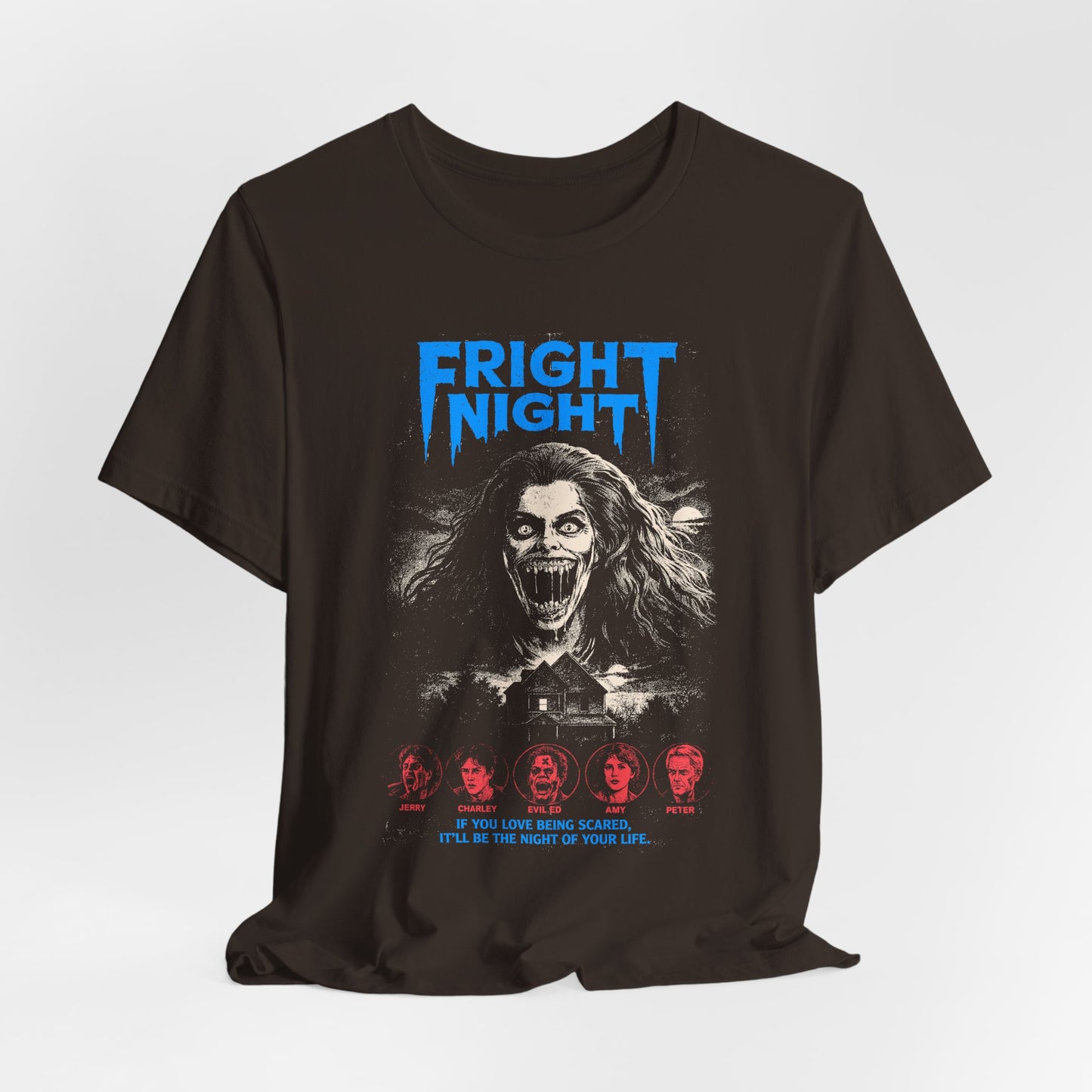 Fright Night Horror Movie T-Shirt | Unisex Graphic Short Sleeve Tee