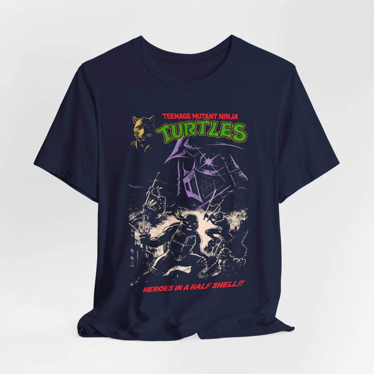 Teenage Mutant Ninja Turtles Animation Superhero Movie T-Shirt | Unisex Graphic Short Sleeve Tee