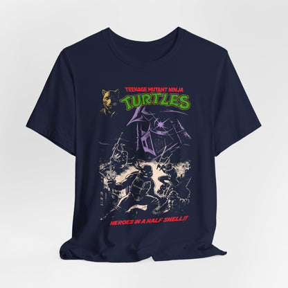 Teenage Mutant Ninja Turtles Animation Superhero Movie T-Shirt | Unisex Graphic Short Sleeve Tee