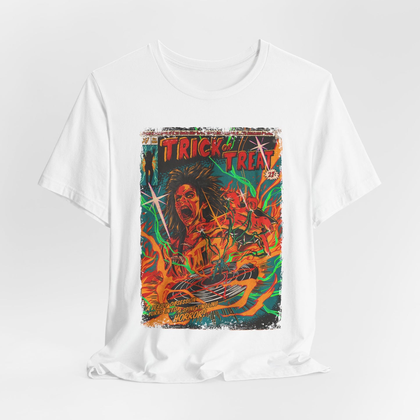 Trick or Treat Horror Movie | Unisex Graphic Short Sleeve Tee