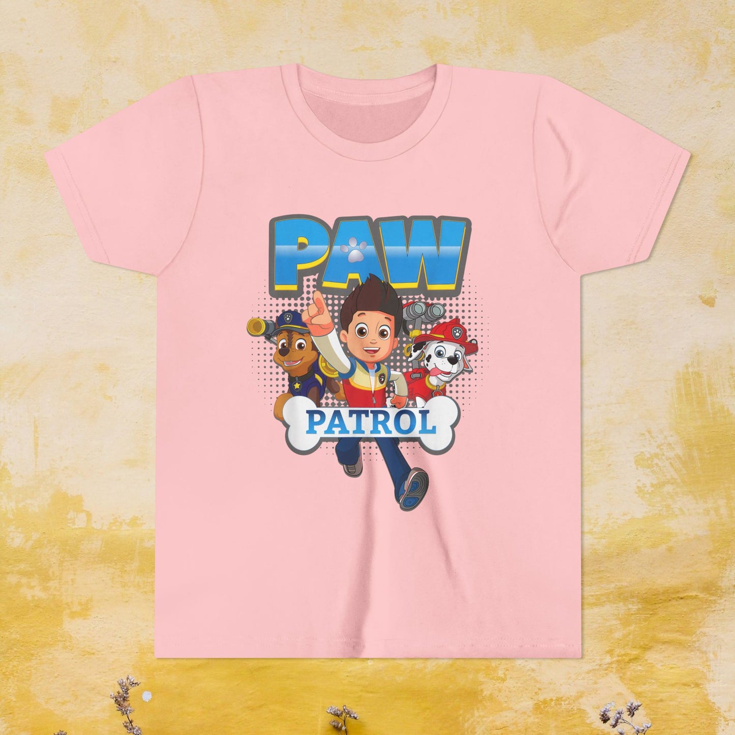 Paw Patrol T-shirt - Animation TV Series Youth Short Sleeve Tee