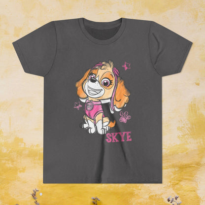 Skye - Paw Patrol T-shirt - Animation TV Series Youth Short Sleeve Tee