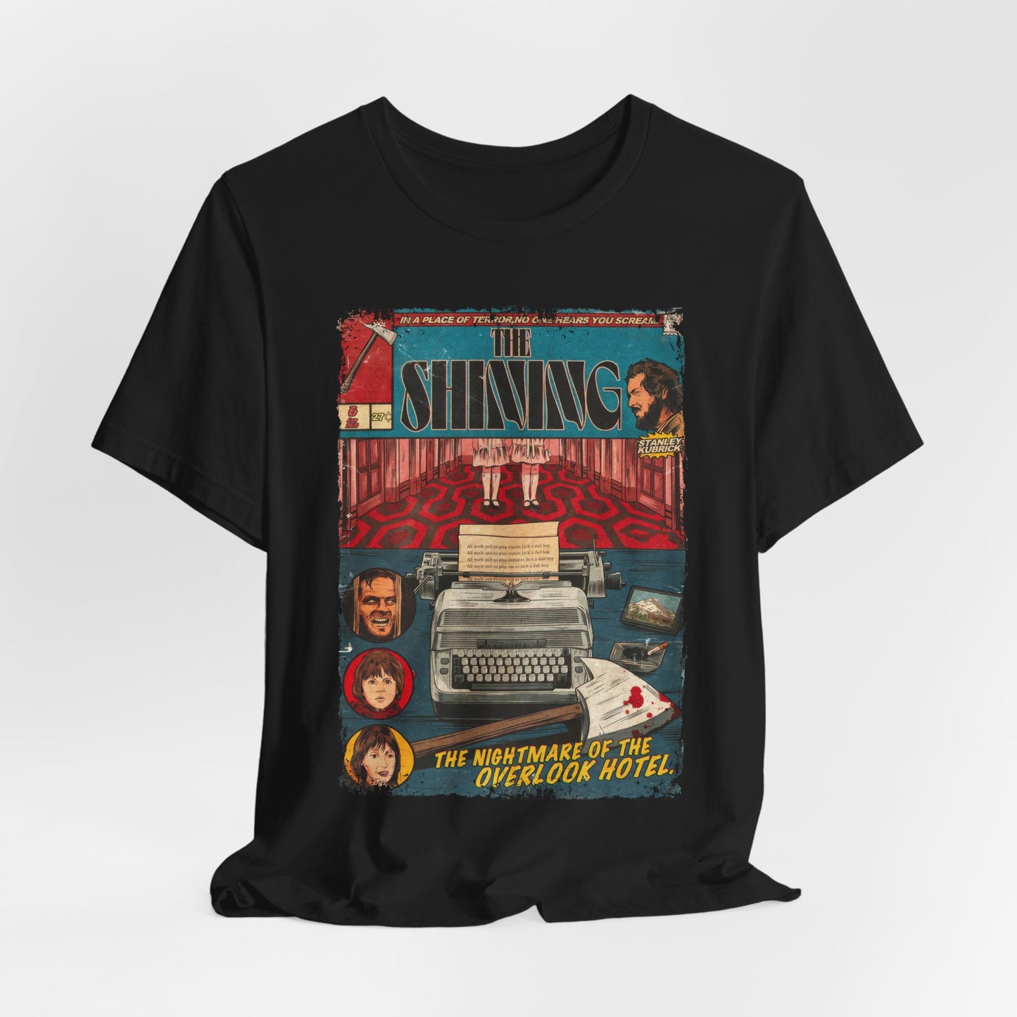 The Shining Horror Movie | Unisex Graphic Short Sleeve Tee