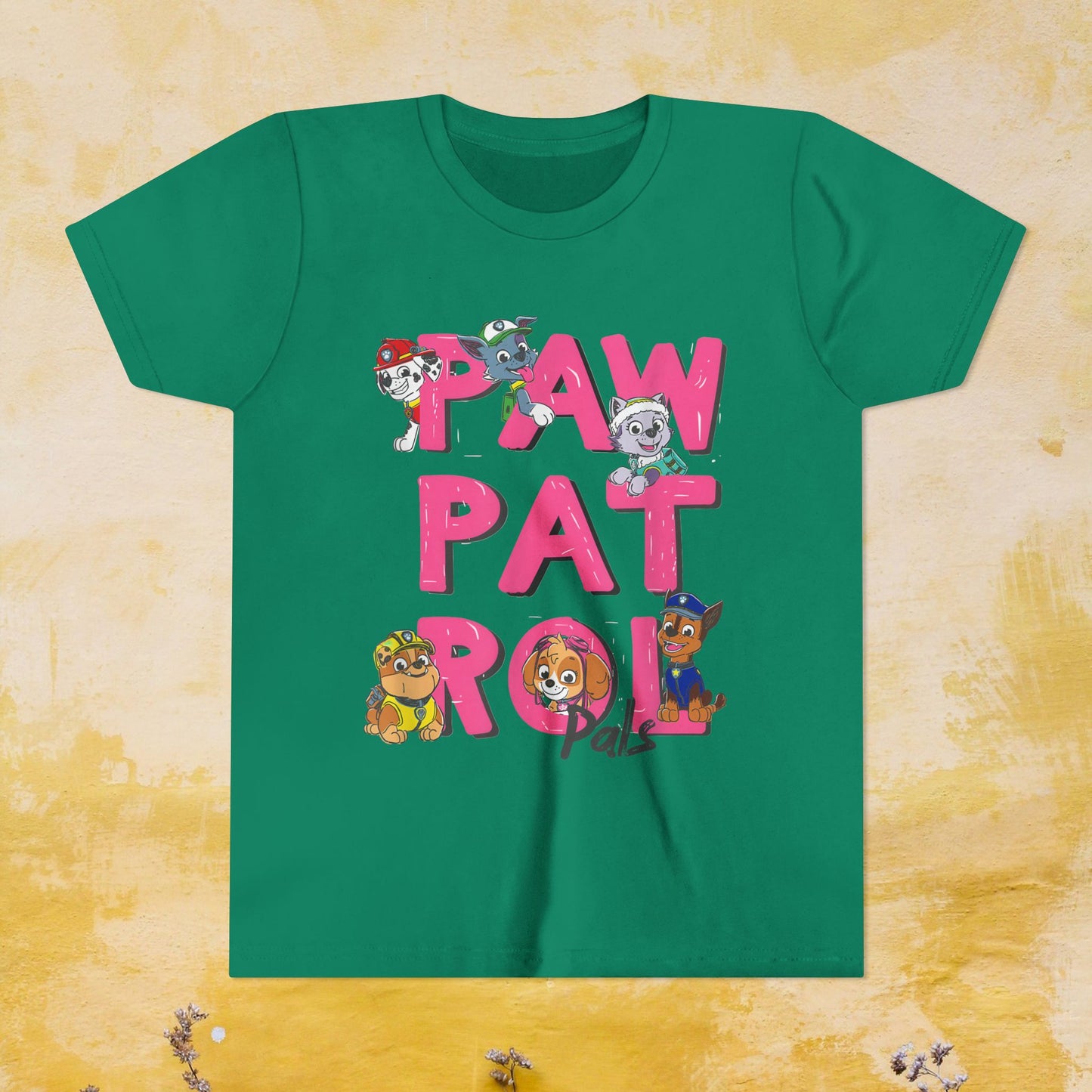 Paw Patrol T-shirt - Animation TV Series Youth Short Sleeve Tee