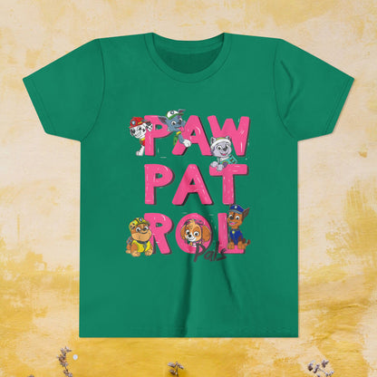 Paw Patrol T-shirt - Animation TV Series Youth Short Sleeve Tee