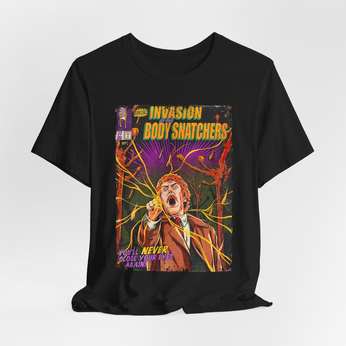 Invasion of The Body Snatchers Horror Movie | Unisex Graphic Short Sleeve Tee
