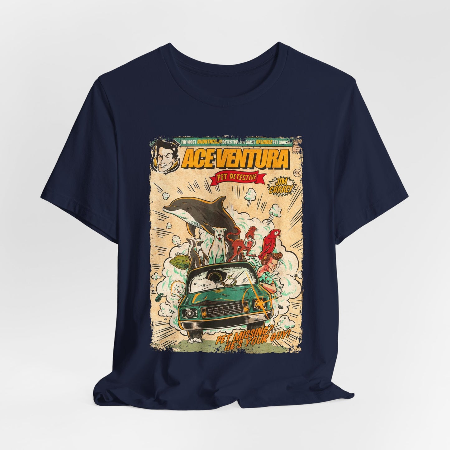 Ace Ventura Movie | Unisex Graphic Short Sleeve Tee