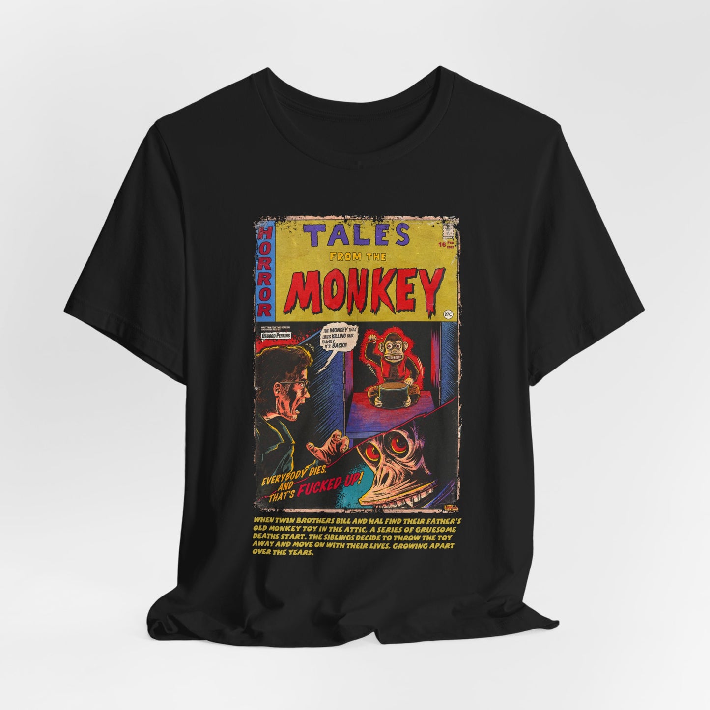 Tales From The Monkey Horror Movie | Unisex Graphic Short Sleeve Tee