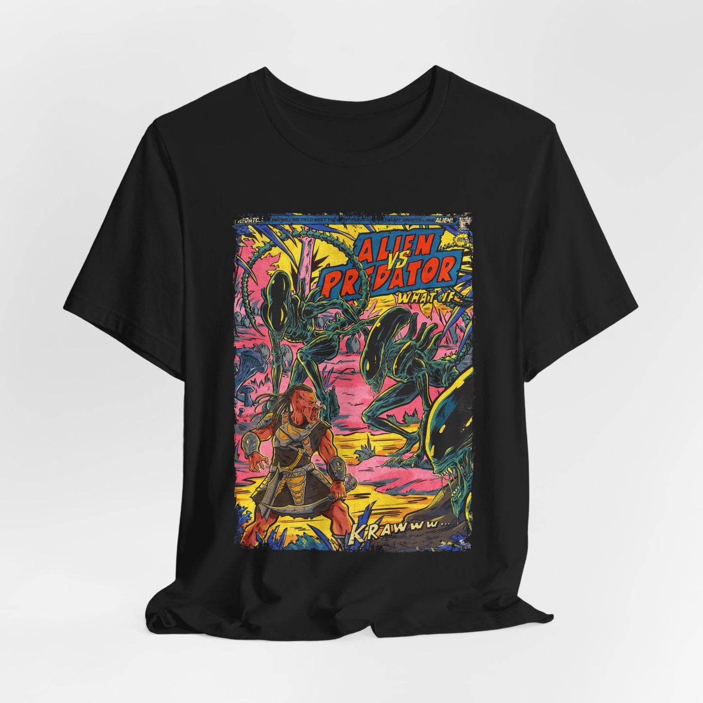 Alien Vs Predator Sci-fi Movie | Unisex Graphic Short Sleeve Tee