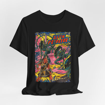 Alien Vs Predator Sci-fi Movie | Unisex Graphic Short Sleeve Tee