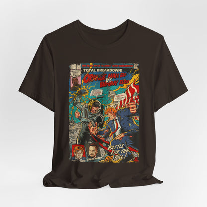 Trump Vs Elon Musk Action | Unisex Graphic Short Sleeve Tee