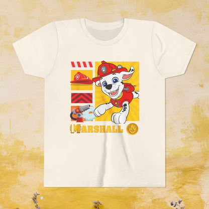 Marshall - Paw Patrol T-shirt - Animation TV Series Youth Short Sleeve Tee