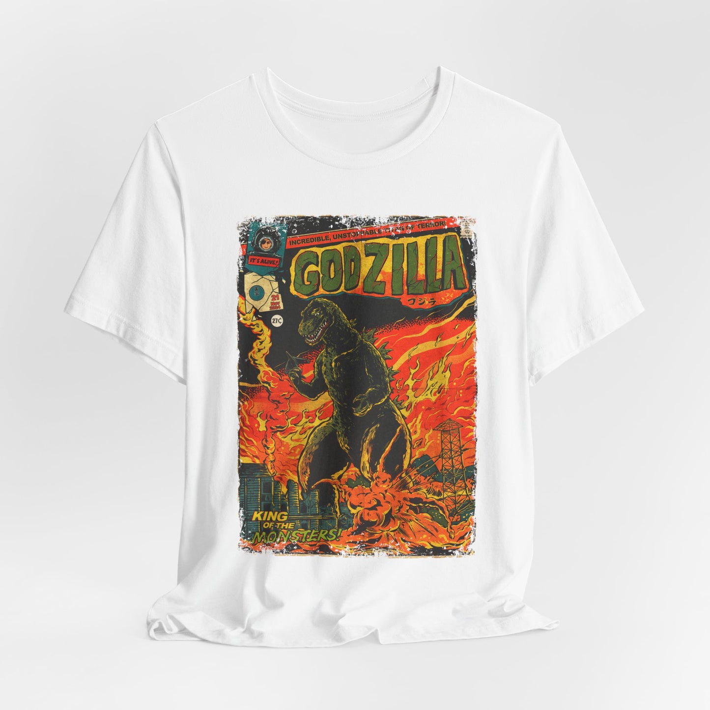 Godzilla Movie | Unisex Graphic Short Sleeve Tee