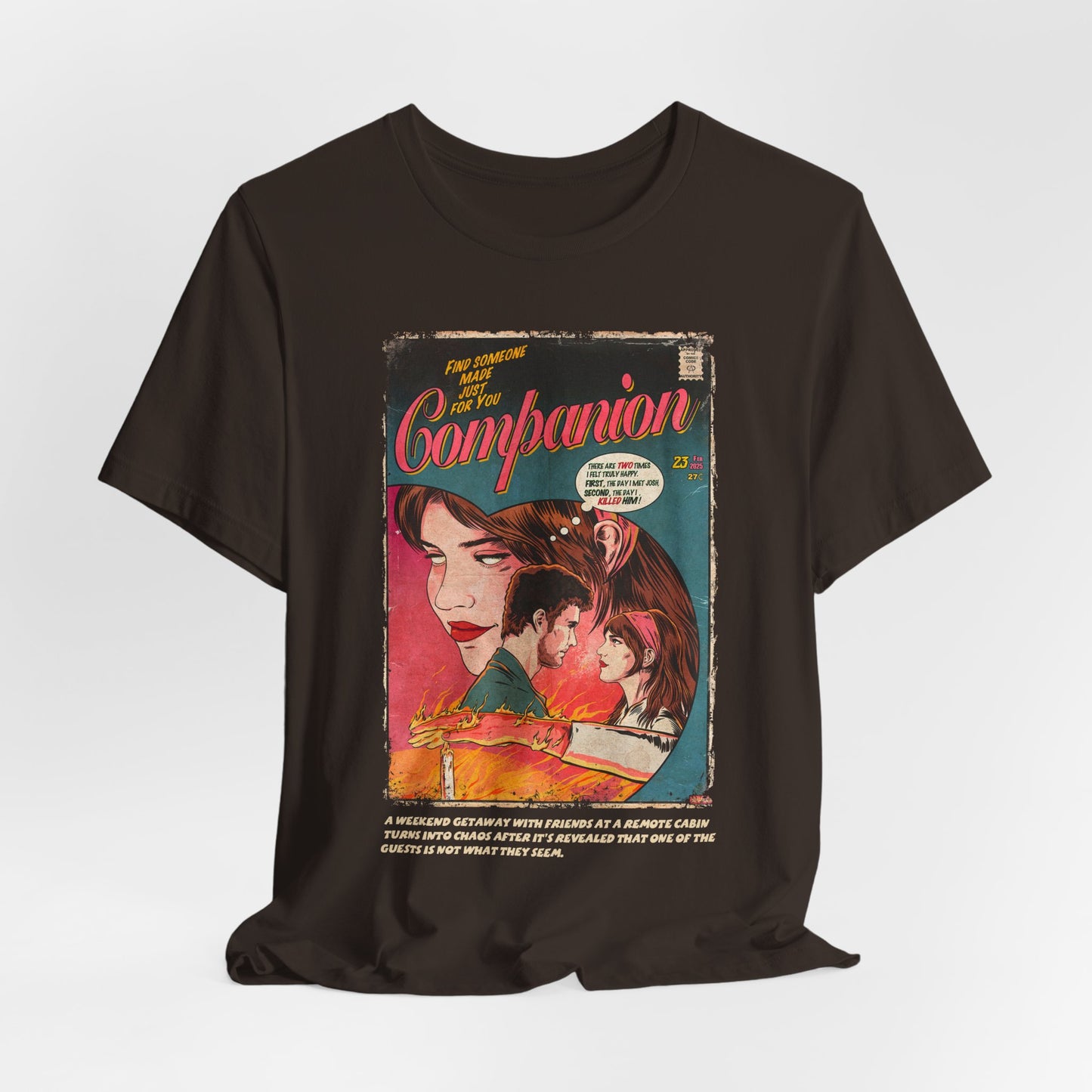 Companion Horror Movie | Unisex Graphic Short Sleeve Tee