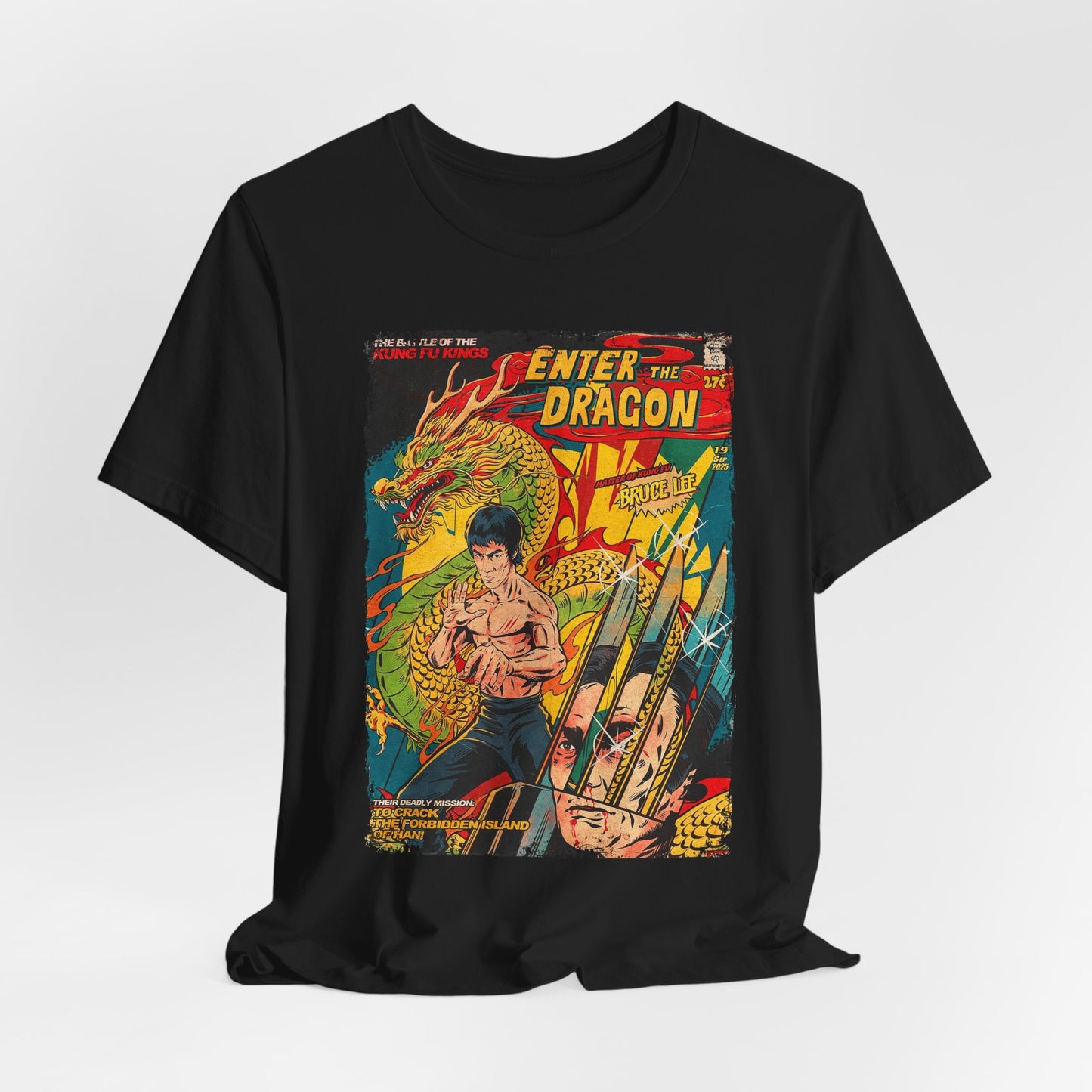 Enter The Dragon Action Movie | Unisex Graphic Short Sleeve Tee
