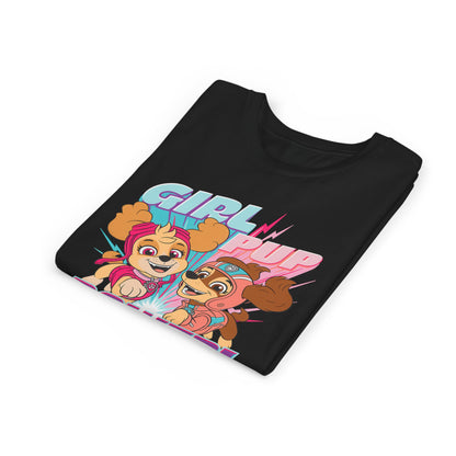 Girl Pup Power! - Paw Patrol T-shirt - Animation TV Series Youth Short Sleeve Tee