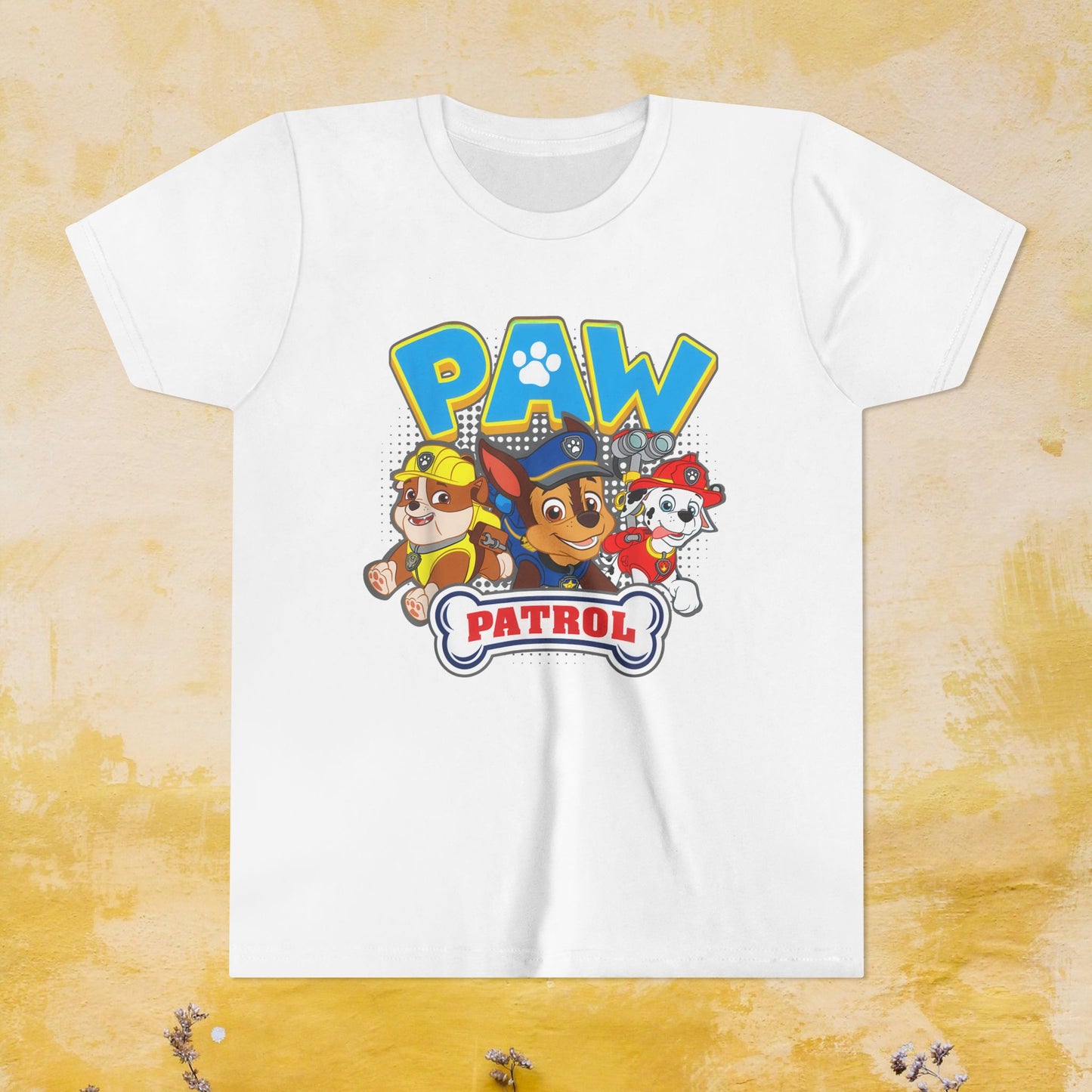 Paw Patrol T-shirt - Animation TV Series Youth Short Sleeve Tee