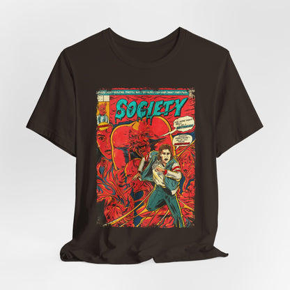 Society Horror Movie | Unisex Graphic Short Sleeve Tee