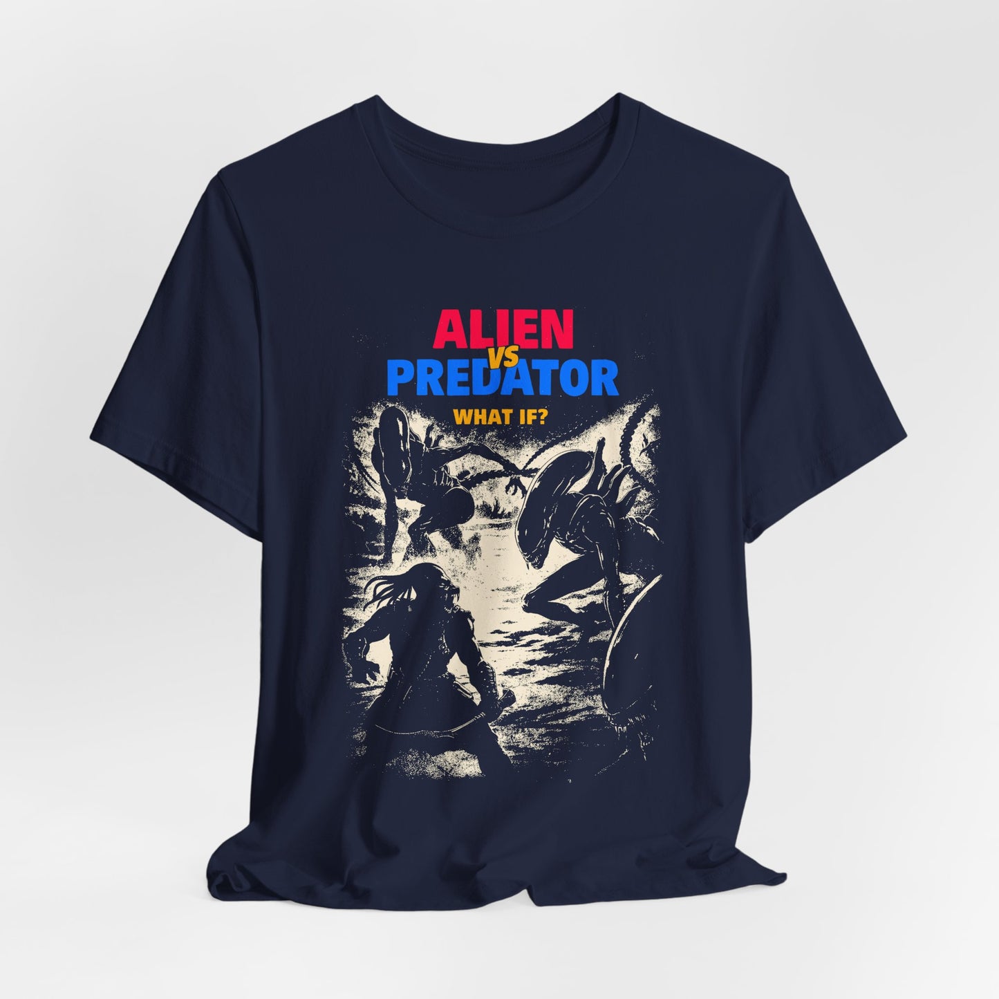 Alien Vs Predator Sci-fi Movie T-Shirt | Unisex Graphic Short Sleeve Tee