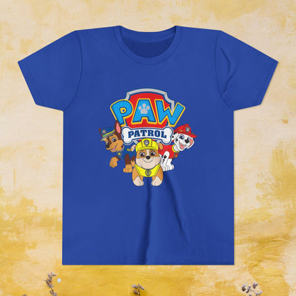 Paw Patrol T-shirt - Animation TV Series Youth Short Sleeve Tee